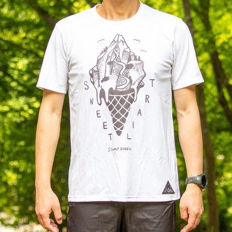 【STAMP RUN&CO】GRAPHIC RUN TEE -Sweet Trail-