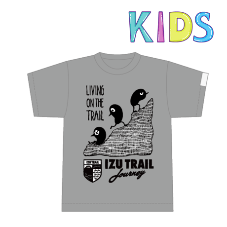 KIDS【IZU TRAIL Journey】TRAIL Tee グレー