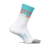 【Feetures】ELITE LIGHT CUSHION MINI CREW aquatic white