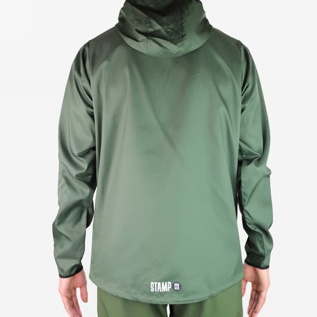 【STAMP RUN&CO】HOODIE (DEEP OLIVE)