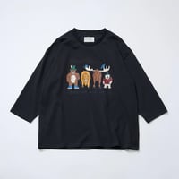 【PARKS PROJECT】”FRIENDS”3/4Tee BLACK
