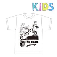 KIDS【IZU TRAIL Journey】BIKE Tee　ホワイト