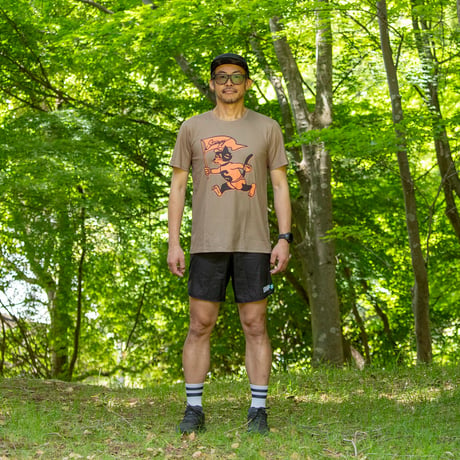 【STAMP RUN&CO】GRAPHIC RUN TEE -Run Stampy Run!-