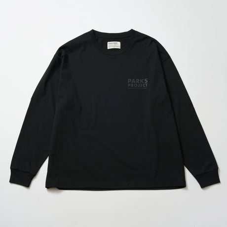 【PARKS PROJECT】Ecorich “Dark Sky” LS Tee(BLACK)