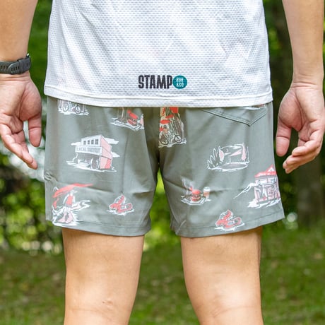 【STAMP RUN&CO】3 POCKET SHORTS -LOCAL MOUNTAIN-