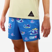 【STAMP RUN&CO】3 POCKET SHORTS -LOCAL MOUNTAIN-（LIGHT BLUE）