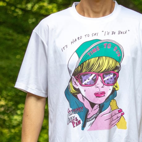 【STAMP RUN&CO】STAMP WIDE TEE (Hard To Say “ I’ ll Be Back.”)