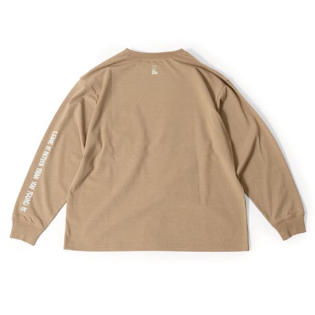 【PARKS PROJECT】ECORICH MT.FUJI POCKET L/S TEE(BEIGE)