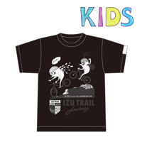 KIDS【IZU TRAIL Journey】BIKE Tee　ブラック