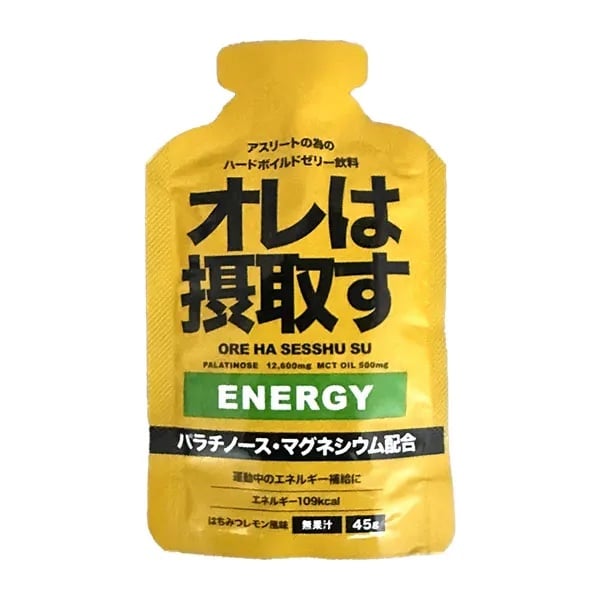 オレは摂取す】携帯補給ジェル -ENERGY- （はちみつレモン味） | ITJ SHOP