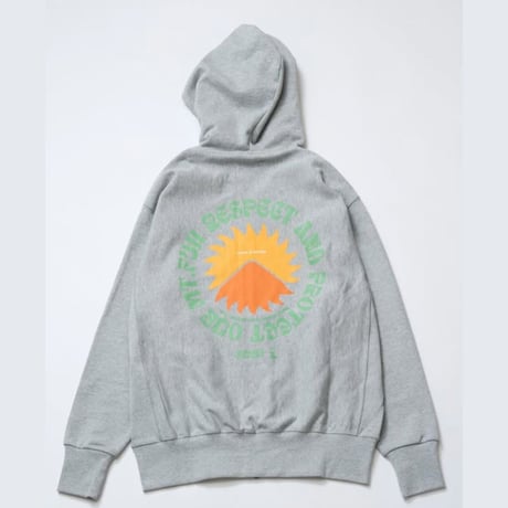 【PARKS PROJECT】Mt.FUJI No.4 Zip Hoodie GRAY