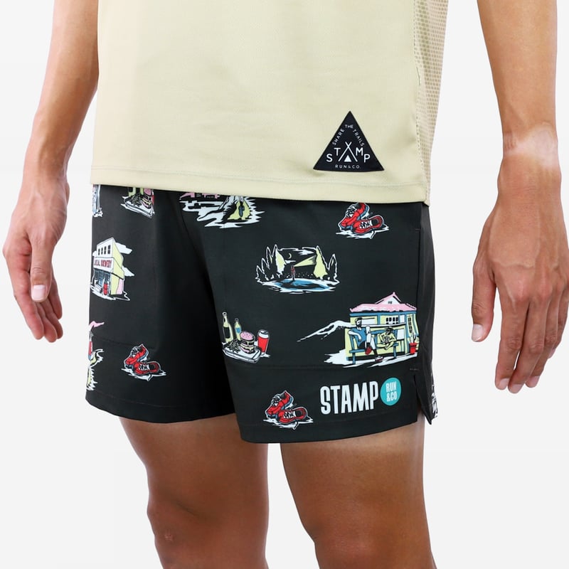 【極美品】STAMP RUN & CO 3 POCKET SHORTS タイダイ 極美品】STAMP RUN & CO 3 POCKET SHORTS タイダイ