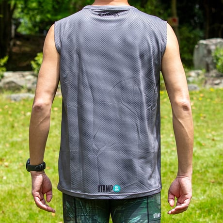 【STAMP RUN&CO】STAMP GRAPHIC TANK (ESCAPE THE GRID ON THE TRAILS)