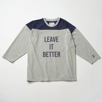 【PARKS PROJECT】Leave It Better Football Tee(H.GLAY)