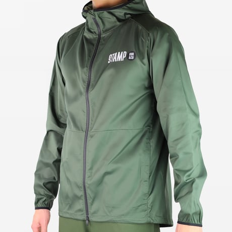 【STAMP RUN&CO】HOODIE (DEEP OLIVE)