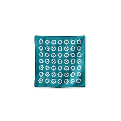 【Nomadix】TINY TOWEL_SINGLE Fresh Flowers/Teal Ocean