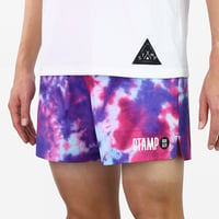 【STAMP RUN&CO】3 POCKET SHORTS TIE DYE (BLUE / PINK)