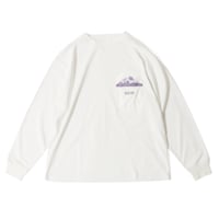 【PARKS PROJECT】ECORICH MT.FUJI POCKET L/S TEE(WHITE)