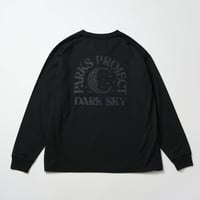 【PARKS PROJECT】Ecorich “Dark Sky” LS Tee(BLACK)