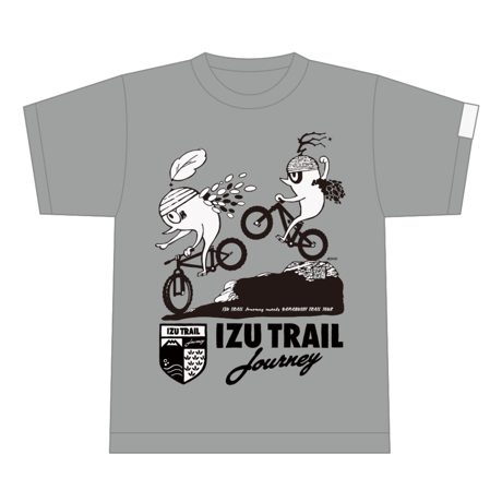 【IZU TRAIL Journey】BIKE Tee　グレー