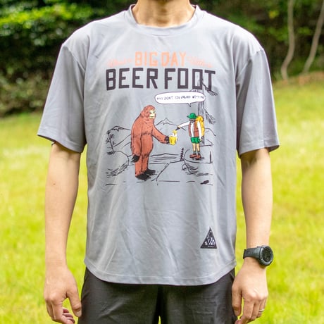 【STAMP RUN&CO】STAMP WIDE TEE (BEERFOOT)