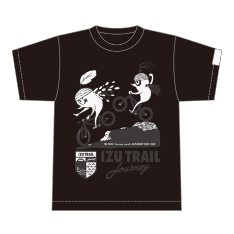 【IZU TRAIL Journey】BIKE Tee　ブラック