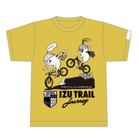 【IZU TRAIL Journey】BIKE Tee　コヨーテイエロー