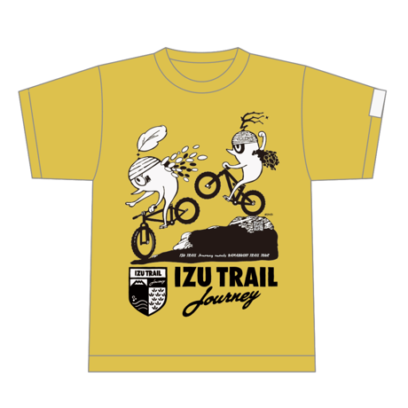 【IZU TRAIL Journey】BIKE Tee　コヨーテイエロー