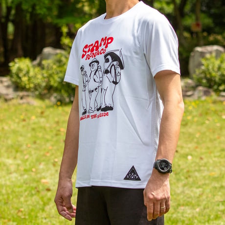 【STAMP RUN&CO】GRAPHIC RUN TEE（WALK ON THE WILD SIDE）