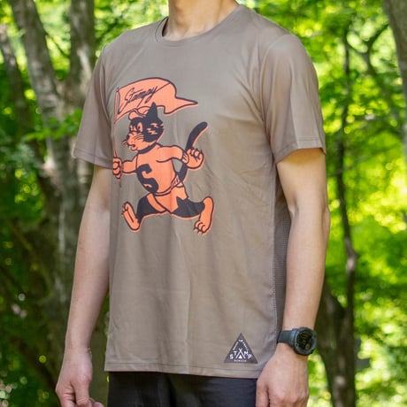 【STAMP RUN&CO】GRAPHIC RUN TEE -Run Stampy Run!-