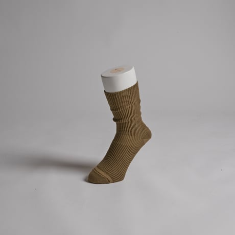 SUVIN-GOLD CHEWY SOCKS-KHAKI