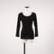 SILK RIB LONG SLEEVE【BLACK】Size MｰL