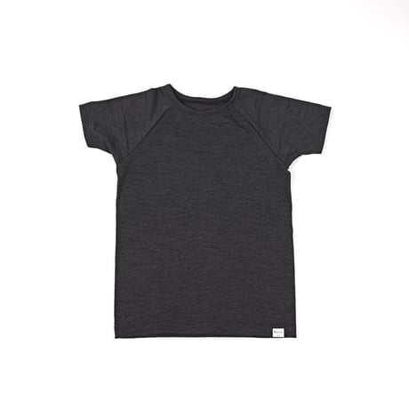 WOOL TENJIKU RAGLAN FRENCH SLEEVE【CHARCOAL】Size M-L