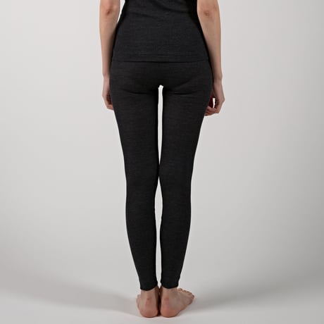 WOOL RIB LEGGINGS【CHARCOAL】Size M-L