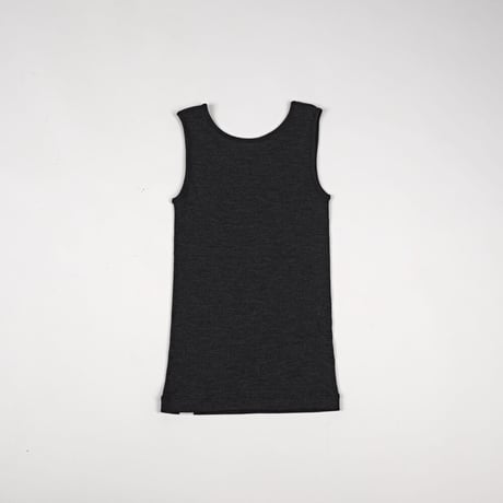 WOOL RIB TANKTOP【CHARCOAL】Size M-L