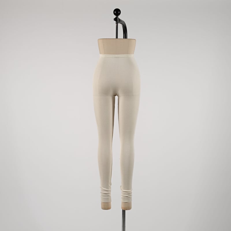 SILK RIB LEGGINGS【IVORY】M・L | lesbutte