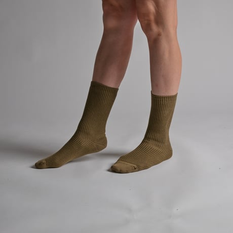 SUVIN-GOLD CHEWY SOCKS-KHAKI