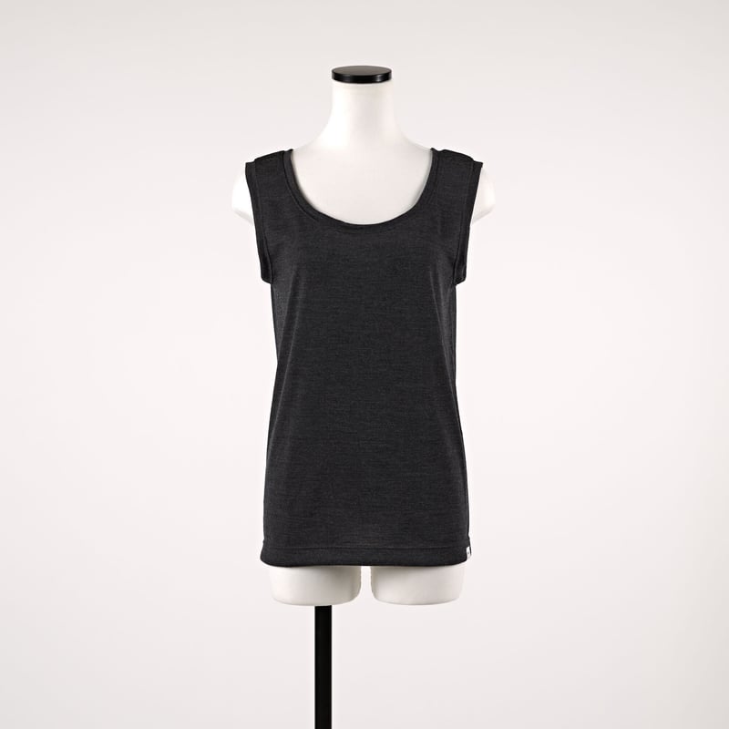 WOOL TENJIKU TANKTOP【CHARCOAL】 | lesbutte WOOL TENJIKU TANKTOP【CHARCOAL】 | lesbutte