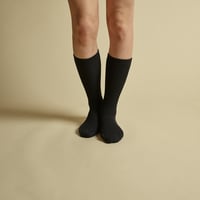 SUVIN-GOLD CHEWY SOCKS-BLACK