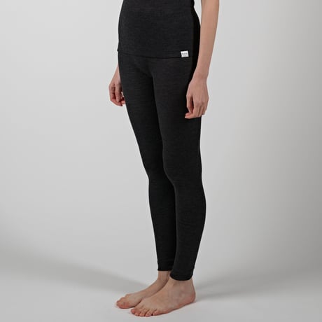 WOOL RIB LEGGINGS【CHARCOAL】Size M-L