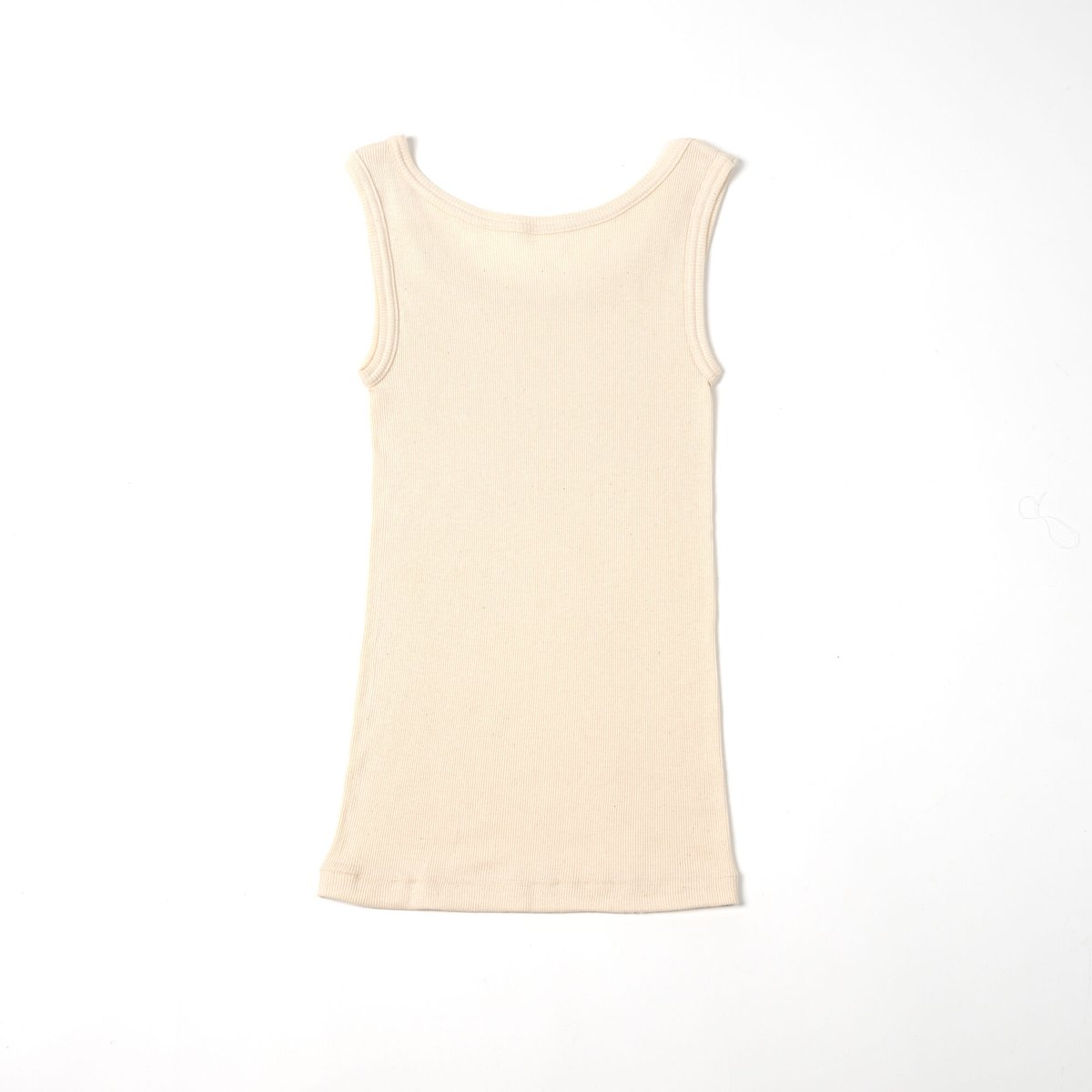 SUVIN GOLD COTTON RIB TANKTOP【ECRU】 | lesbutte