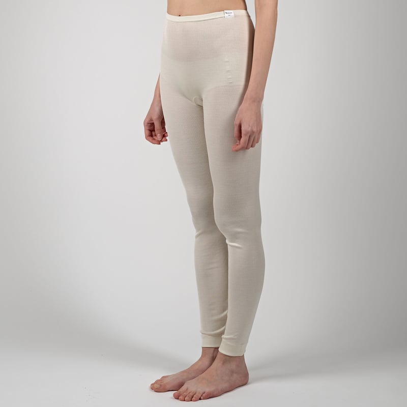 SILK RIB LEGGINGS【IVORY】Size M | lesbutte
