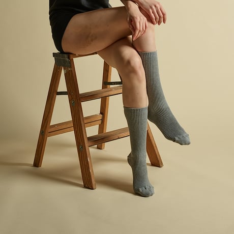SUVIN-GOLD CHEWY SOCKS-HEATHER GRAY