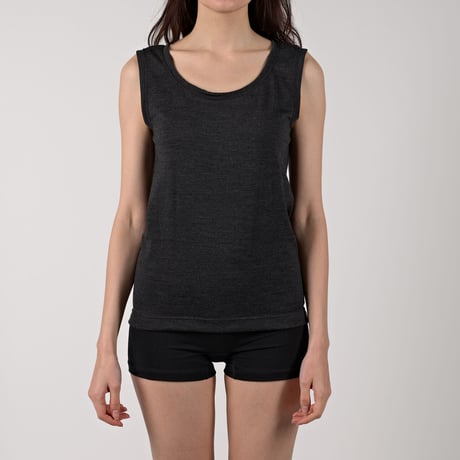 WOOL TENJIKU TANKTOP【CHARCOAL】Size M-L