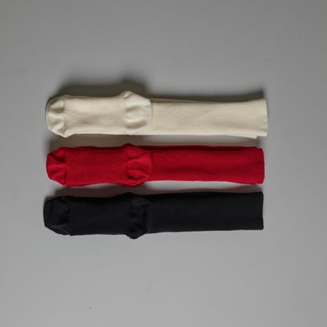 MERINO-WOOL CHEWY HIGH-SOCKS-RED