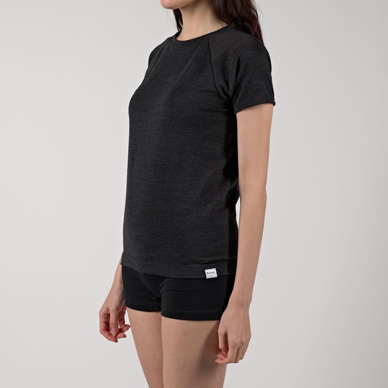 WOOL TENJIKU RAGLAN FRENCH SLEEVE【CHARCOAL】Size