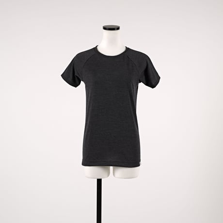 WOOL TENJIKU RAGLAN FRENCH SLEEVE【CHARCOAL】Size M-L
