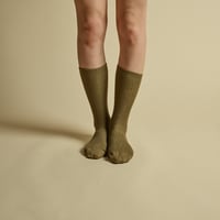 SUVIN-GOLD CHEWY SOCKS-KHAKI