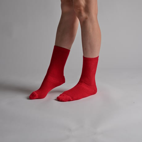 SUVIN-GOLD CHEWY SOCKS-RED