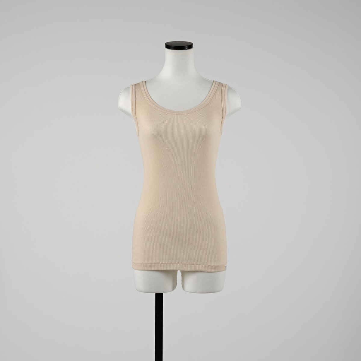 SUVIN GOLD COTTON RIB TANKTOP【ECRU】 | lesbutte